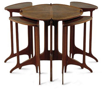 Mesa em estilo Art Nouveau. Fonte: http://www.cndp.fr/actualites/question/artsdeco/Images/gueridon.jpg
